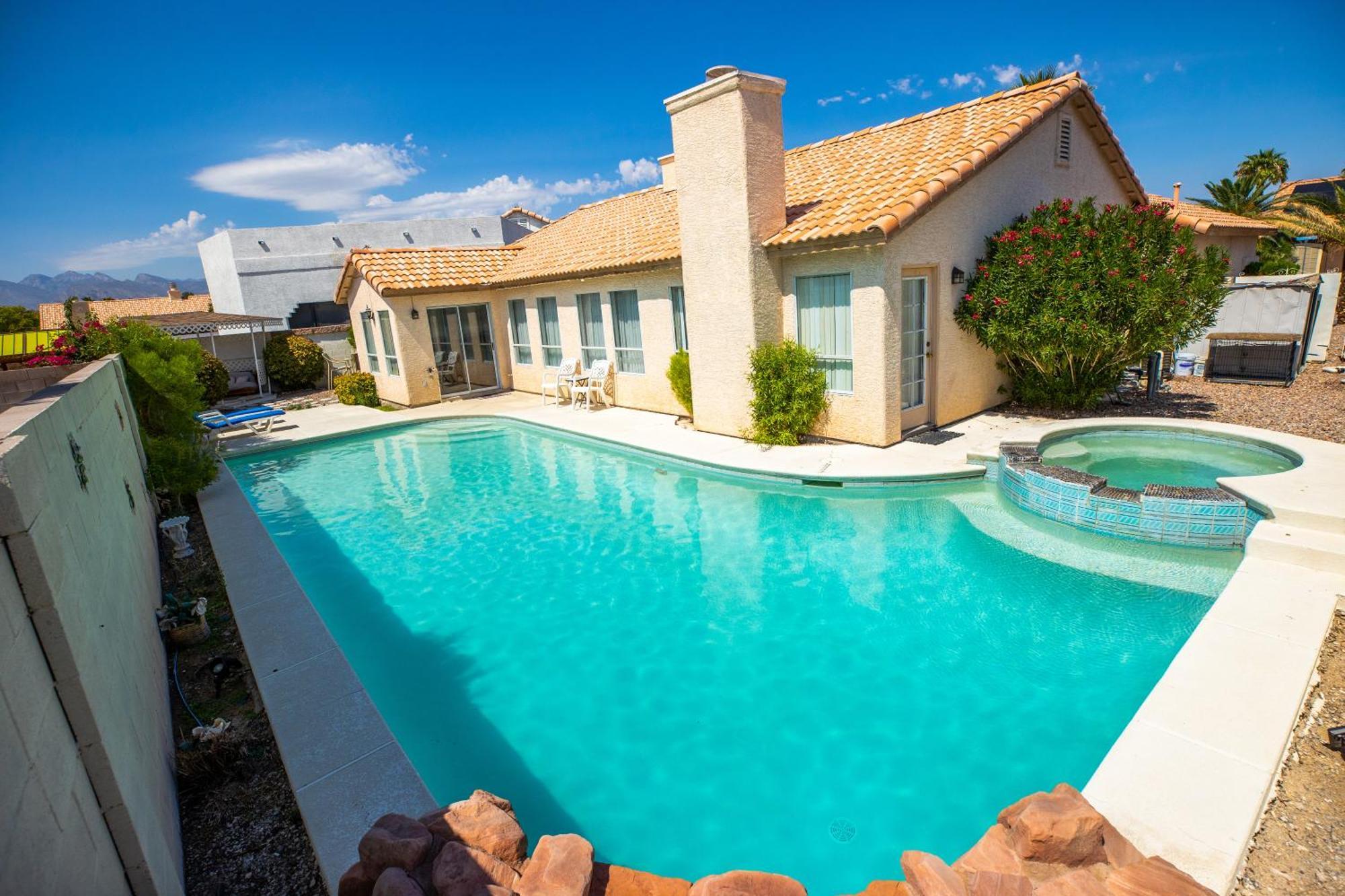 Luxury 1900 Sq Ft House Huge 46 Ft Pool & Hot Spa Las Vegas Eksteriør bilde